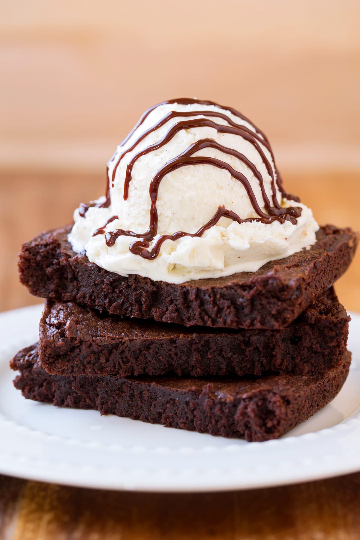 Brownie & ice cream